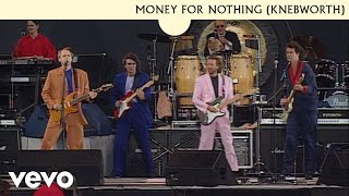 Dire Straits  Money For Nothing Live At Knebworth [upl. by Akcirederf]