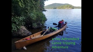 Adirondack Canoe Trip 4 Days and 39 miles going from Long to Tupper Lake along the Raquette River [upl. by Eelarac]