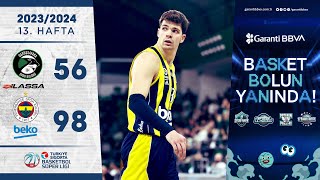 Garanti BBVA  Darüşşafaka Lassa 5698 Fenerbahçe Beko  TSBSL  202324 [upl. by Olracnaig292]