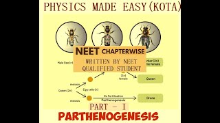 BIOLOGY NEET REPEATERS NOTES PART  I PARTHENOGENESIS FUSION OF MALE GAMETE BINARY FISSION  4 [upl. by Nathaniel]