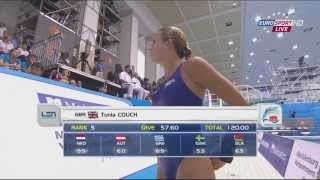 Tonia Couch  Euro Rostock 2013 10m [upl. by Lovel603]