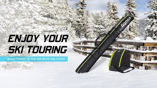 Gonex Ski Bag and Boot Bag  Transport and Protect Your Ski Gear [upl. by Karlotte]