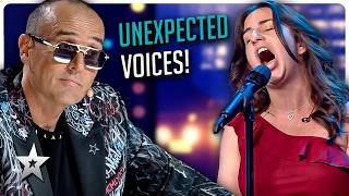 UNEXPECTED Voices That STUNNED The Judges  Got Talent Global [upl. by Ahsinad]