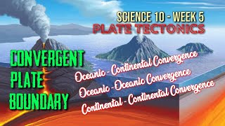 GEOLOGIC PROCESSES THAT OCCUR ALONG CONVERGENT PLATE BOUNDARIES  SCIENCE 10  Week 5 [upl. by Ahsla]