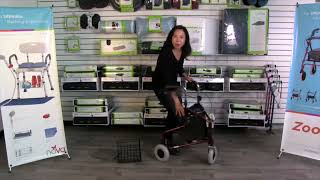 How To Assemble Nova Medical Traveler 3Wheel Rolling Walker [upl. by Assin]