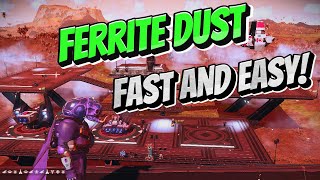 No Mans Sky How to get Ferrite Dust FAST [upl. by Annaitat]