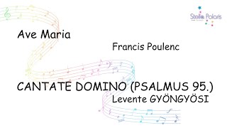 Francis Poulenc「Ave Maria」Levente GYÖNGYÖSI「CANTATE DOMINOPSALM 95」 女声合唱団Stella Polaris [upl. by Osber]