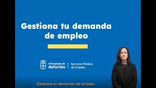 Gestiona tu demanda de empleo [upl. by Tibbs697]