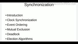 DOS 36 Synchronization clock synchronisation [upl. by Phenica956]