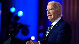 ‘Very sad’ Joe Biden struggles through NATO summit speech [upl. by Arag]