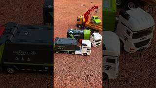 Large Garbage Truck Toy  Realistic Sanitation Engineering Vehicle with Sorting Buckets amp Sweeper [upl. by Anaeco]