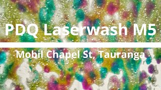 PDQ Laserwash M5 at Mobil Chapel St Tauranga [upl. by Neerom]