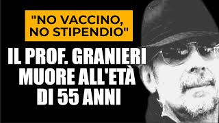 È MORTO IL PROF GIUSEPPE GRANIERI  120324 [upl. by Sutelc]