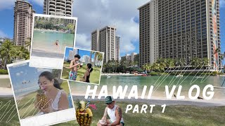 Hawaii part 1 A Day in Honolulu Hawaii Family Vlog  JustSissi [upl. by Eidnar]