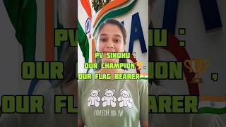 Olympics flag bearer india viralvideos viral paris olympics facts womanhood motivation fun [upl. by Vernice439]