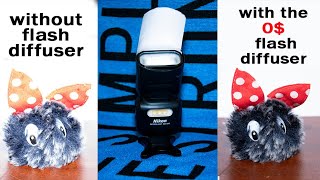 Easiest way to make a flash diffuser for 0 [upl. by Charissa]