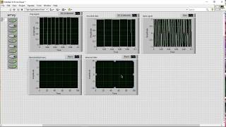 Differentially encoded binary PSK DPSK using LabVIEW [upl. by Ybsorc]