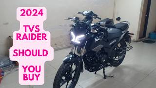 All New 2024 TVS Raider 125  Segment Sporty Style Detailed Features Price amp Specs caarnavtech [upl. by Irac986]