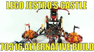 LEGO NEXO KNIGHTS 70316 ALTERNATIVE BUILD JESTROS CASTLE [upl. by Nelaf]