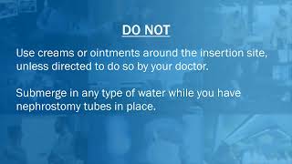 Care of Nephrostomy Tubes [upl. by Haslett]