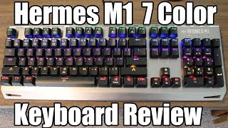 Gamdias Hermes M1 Mechanical Keyboard Review [upl. by Dowski727]