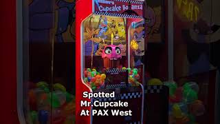 Spotted Mr Cupcake at PAX West FNAF Booth shorts fnaf [upl. by Reinhardt]