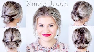 Simple Elegant Updo Hairstyles For Medium Length Hair  Milabu [upl. by Oirramed]