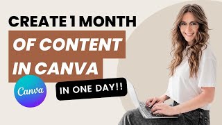 How to Batch Create a Month Worth of Instagram Content in Canva [upl. by Lienad]