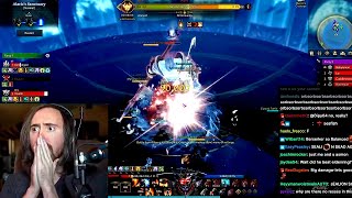 Asmongolds first ever 8Man Raid in Lost Ark [upl. by Ileane]