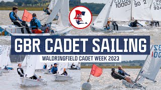 GBR Cadet Sailing  Waldringfield Cadet Week 2023 [upl. by Amek537]