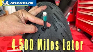 The Michelin Road 6 Motorcycle Tires 4500 Mile Review [upl. by Shiverick]