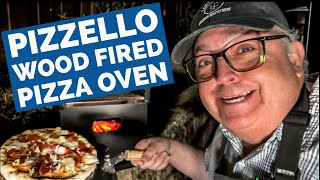 The PIZZELLO Portable Wood Fired Pizza Oven  PIZZA COOK [upl. by Necyrb]