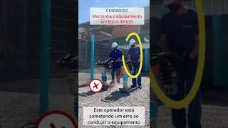 Como operar um compactador de solo tipo SAPO Vídeo parte 3 Série dicas operação WOLKAN obras [upl. by Meggi]