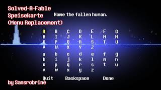 SolvedAFable  Speisekarte Menu Replacement [upl. by Vijnas]