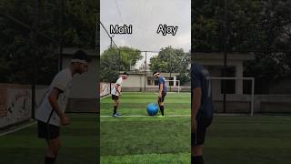 Gym Ball Flinch Challenge🔵football shorts [upl. by Ailimac955]