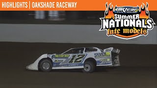 DIRTcar Summer Nationals Late Models  Oakshade Raceway  July 13 2024  HIGHLIGHTS [upl. by Sonia23]