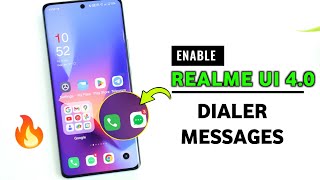 Enable REALME UI 40 Dialer amp Messages Application Any realmeOppo Smartphone [upl. by Morley]