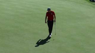 Jordan Spieth birdies 5 to halve the hole [upl. by Samella]