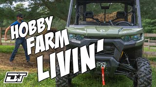 Rural Life Made Easy With The Can Am Defender HD10 [upl. by Ballman327]