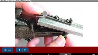 Percussion and pinfire boxlock pistols explained  Android APP  HLebookscom [upl. by Anomer]