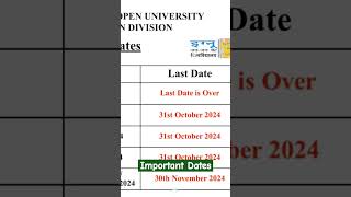 IGNOU Admission Reregistration amp Exam Form last Date Extended 2024  Ignou Exam form last date [upl. by Eicnarf]