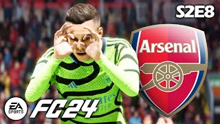 Playing Liverpool again TWICE  FC 24 Arsenal Career Mode S2E8 [upl. by Oemac]