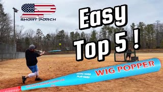 Short Porch Balanced Wig Popper Senior Softball Bat [upl. by Eram]