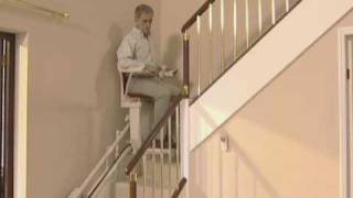 Stannah Curved Stairlift Video [upl. by Anihsat]