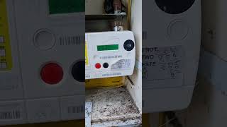 gas consumption reading on Landis amp Gyr 370 smart gas meter [upl. by Hillyer]