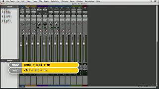 Pro Tools Tutorial  Exploring the Mix window [upl. by Novert]