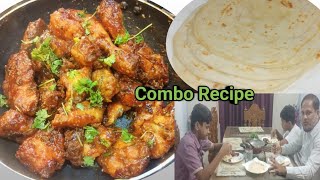 How to make Chicken Sizzler restaurant style at home  Combo Recipe  Lachha Paratha  odishafood [upl. by Justin]