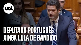 Deputado de extremadireita em Portugal chama Lula de “bandido” e é repudiado no Parlamento [upl. by Elwee611]