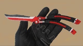 НОЖИ из CSGOКАК СДЕЛАТЬ НОЖ БАБОЧКУ в скине CYREX 3Д РУЧКОЙ3D PENDIY [upl. by Nathalia]