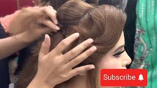 Backcombing easy hairstyles hairstyle hair hairstyle easy bridalhairstyle [upl. by Rodina154]